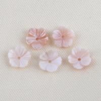 Natural Pink Shell Beads Flower DIY pink Sold By PC