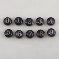 Zwarte schelpen kralen, Black Shell, DIY, zwart, 7.90x5.30mm, 10pC's/Stel, Verkocht door Stel