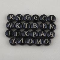 Fekete Shell Gyöngyök, Fekete kagyló, DIY, fekete, 7.90x4.60mm, 23PC-k/Set, Által értékesített Set