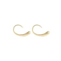 925 Sterling Silver Hook earring, plátáilte, do bhean, dathanna níos mó le haghaidh rogha, 12x19mm, Díolta De réir Péire