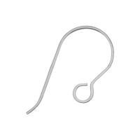 Tíotáiniam Pure Hook earring, plátáilte, DIY, dath bunaidh, 100ríomhairí pearsanta/Lot, Díolta De réir Lot