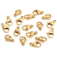 Titanium Alloy Karabijn, plated, DIY & verschillende grootte voor keus, gouden, 10pC's/Lot, Verkocht door Lot