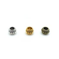 Cink legura nakit perle, Cink Alloy, Drum, pozlaćen, možete DIY, više boja za izbor, nikal, olovo i kadmij besplatno, 6x8mm, 100računala/Torba, Prodano By Torba