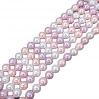 South Sea Shell Beads Shell Pearl Round DIY mixed colors Sold Per Approx 38 cm Strand