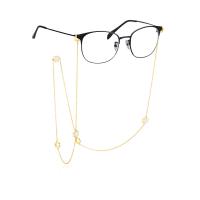 Estuche para Gafas, Plata de ley 925, con Nácar Blanca, 18K chapado en oro, para mujer, libre de níquel, plomo & cadmio, longitud aproximado 29.52 Inch, Vendido por UD