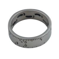 Anel de dedo de aço inoxidável, Aço inoxidável 304, joias de moda & unissex & tamanho diferente para a escolha, ring thickness 7mm, vendido por PC