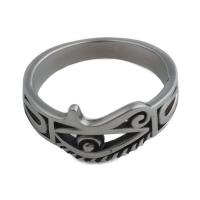 Vinger Ring in edelstaal, 304 roestvrij staal, mode sieraden & uniseks & verschillende grootte voor keus, ring thickness 8.5mm, Verkocht door PC