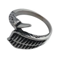 Stainless Steel Finger Ring 304 Stainless Steel fashion jewelry & Unisex ring thickness 16.5mm Sold By PC