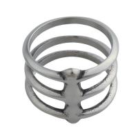 Anello in acciaio inox, 304 acciaio inox, gioielli di moda & unisex & formato differente per scelta, ring thickness 17.5mm, Venduto da PC