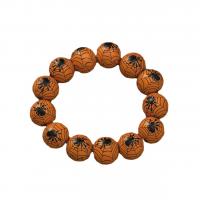 bois bracelet, Bijoux d'Halloween & styles différents pour le choix & pour femme, Longueur Environ 6 pouce, Vendu par PC