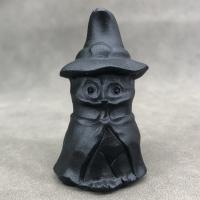 Muoti Sisustus, obsidian, Kissa, Carved, kotiin ja toimistoon, musta, 68x37mm, Myymät PC