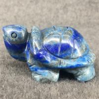 Mode Decoratie, Lapis Lazuli, Zeeschildpad, Gesneden, voor thuis en op kantoor, azuursteen, 50mm, Verkocht door PC