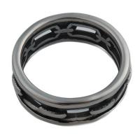 Anello in acciaio inox, 304 acciaio inox, gioielli di moda & unisex & formato differente per scelta, ring thickness 8mm, Venduto da PC