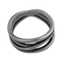 Rozsdamentes acél Finger Ring, 304 rozsdamentes acél, divat ékszerek & egynemű & különböző méretű a választás, ring thickness 9.5mm, Által értékesített PC