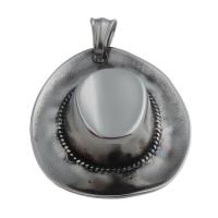 Ciondoli gioielli in acciaio inox, 304 acciaio inox, gioielli di moda & unisex, 48x35mm, Foro:Appross. 5*8.5mm, Venduto da PC