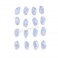 Contas de conchas do Mar do Sul, Shell Pearl, barroco, DIY, branco, 12x20mm, vendido por PC