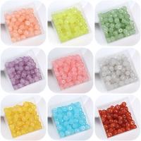 Abalorios de Cristal, Cuentas de vidrio, Columna, Bricolaje, más colores para la opción, 8x6mm, agujero:aproximado 1.5mm, 30PCs/Bolsa, Vendido por Bolsa