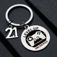 Clés déployante en acier inoxydable, Acier inoxydable 304, bijoux de mode & styles différents pour le choix, protéger l'environnement, sans nickel, plomb et cadmium, Key ring size:30mm, Vendu par PC