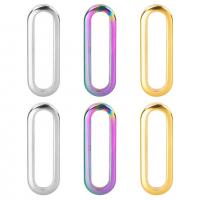 Acero inoxidable Linking Ring, acero inoxidable 304, Bricolaje & hueco, más colores para la opción, 6x19mm, Vendido por UD