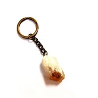 Key Chain, Naturlig Quartz, mode smykker, Solgt af PC