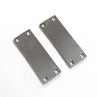 Edelstahl Schmuckverbinder, 304 Edelstahl, Rechteck, poliert, DIY & 2/2-Schleife, originale Farbe, frei von Nickel, Blei & Kadmium, 28x10x1mm, verkauft von PC