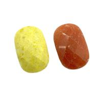 Gemstone Cabochons, Natursten, du kan DIY & forskellige materialer til valg & facetteret, 20x30mm, Solgt af PC