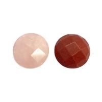 Natural Quartz Cabochon Rose Quartz with Goldstone Dome DIY & faceted 25mm Sold By PC