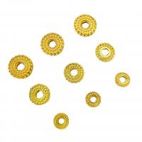 Gioielli Spacer Beads, lega in zinco, placcato, DIY & formato differente per scelta, dorato, Venduto da PC