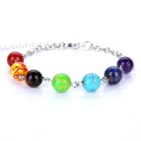 Gemstone Armbånd, Natursten, mode smykker & forskellige materialer til valg & Unisex, nikkel, bly & cadmium fri, Solgt af PC