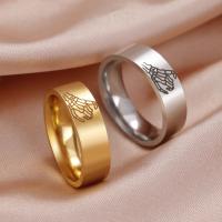 Anillos para Parejas, acero inoxidable 304, Joyería & unisexo & diverso tamaño para la opción, más colores para la opción, ring width 5.9mm, Vendido por UD