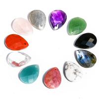 Gemstone Pendants Jewelry Teardrop DIY Sold By PC