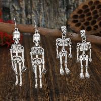 Nye Hot Halloween smykker og dekoration, Zinc Alloy, forgyldt, Halloween Design & 2 stykker & forskellige stilarter for valg & for kvinde, nikkel, bly & cadmium fri, Solgt af par