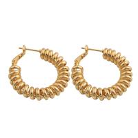 Brass Leverback Earring plated for woman golden Sold By Pair