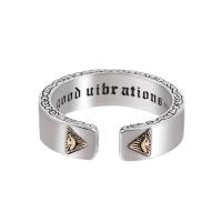 Sinc Alloy Finger Ring, plátáilte, unisex, dath bunaidh, Díolta De réir PC