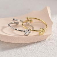 Vinger Ring in edelstaal, 304 roestvrij staal, plated, mode sieraden & voor vrouw, meer kleuren voor de keuze, inner diamete 17mm,ring width 5mm, Verkocht door PC