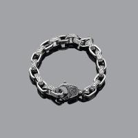 Titanium armbanden, Titanium Staal, mode sieraden & voor de mens, Lengte Ca 8.66 inch, Verkocht door PC