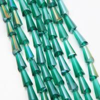 Mode Glasperlen, Glas, Konische, DIY, keine, 6x12mm, ca. 50PCs/Strang, verkauft von Strang