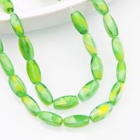 Fashion Glaspärlor, Glas, DIY, blå, 5.50x13.50mm, Ca 25PC/Strand, Säljs av Strand