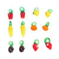 Planten Lampwork Hangers, Andere vorm voor keuze & DIY, meer kleuren voor de keuze, Ca 100pC's/Bag, Verkocht door Bag