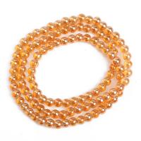 Fashion Glazen kralen, Glas, Ronde, DIY & verschillende grootte voor keus, oranje, Verkocht door Strand