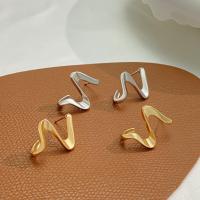 Zinc Alloy Stud Earring plated fashion jewelry & for woman nickel lead & cadmium free Sold By Pair