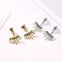 Zinc Alloy Stud Earring plated fashion jewelry & for woman nickel lead & cadmium free Sold By Pair