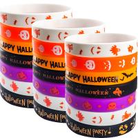 silicone bracelet, unisexe & Bijoux d'Halloween & modèles différents pour le choix, Longueur Environ 8 pouce, Vendu par PC