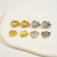 Stainless Steel Heart Pendants 304 Stainless Steel plated DIY Sold By PC