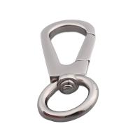 Z nerezové oceli Key zavírací, 304 Stainless Steel, DIY, Původní barva, 46x18mm, Otvor:Cca 12.5x9mm, 5PC/Lot, Prodáno By Lot