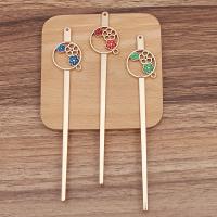 Hair Stick Findings Zinc Alloy plated DIY & for woman nickel lead & cadmium free Sold By Bag