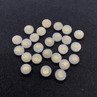 Naturliga sötvattensSnäckskalsPärlor, Shell, Flat Round, DIY, vit, 8mm, Säljs av PC