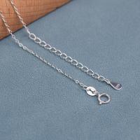 Necklaces Silver Sterling, 925 Sterling Silver, snasta, DIY, dath platanam, Fad Thart 40 cm, Díolta De réir PC