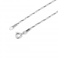 Necklaces Silver Sterling, 925 Sterling Silver, snasta, unisex, dath platanam, Fad Thart 45.5 cm, Díolta De réir PC