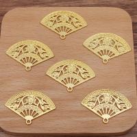 Zinc Alloy Pendants Fan plated DIY nickel lead & cadmium free Approx Sold By Bag